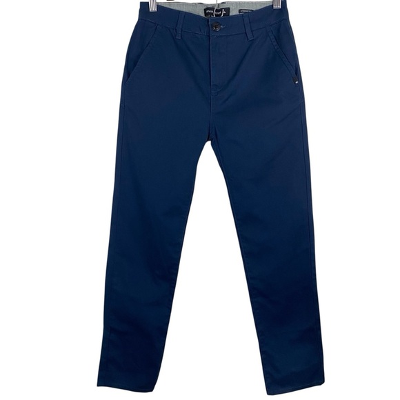 Quiksilver Other - Quicksilver Boys Chinos Pants Size 26/12 Navy Blue Everyday Union Straight Fit